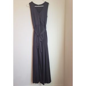 Satin Sleeveless Diana Maxi Dress